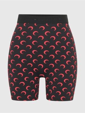 Marine serre RECYCLED MOON JERSEY MINI SHORTS